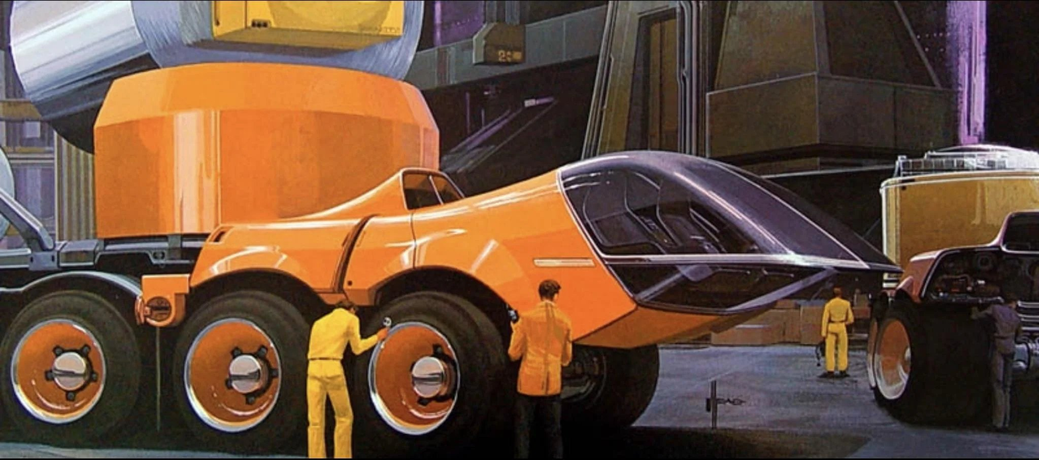 From Us Steel 1960 series - by Syd Mead