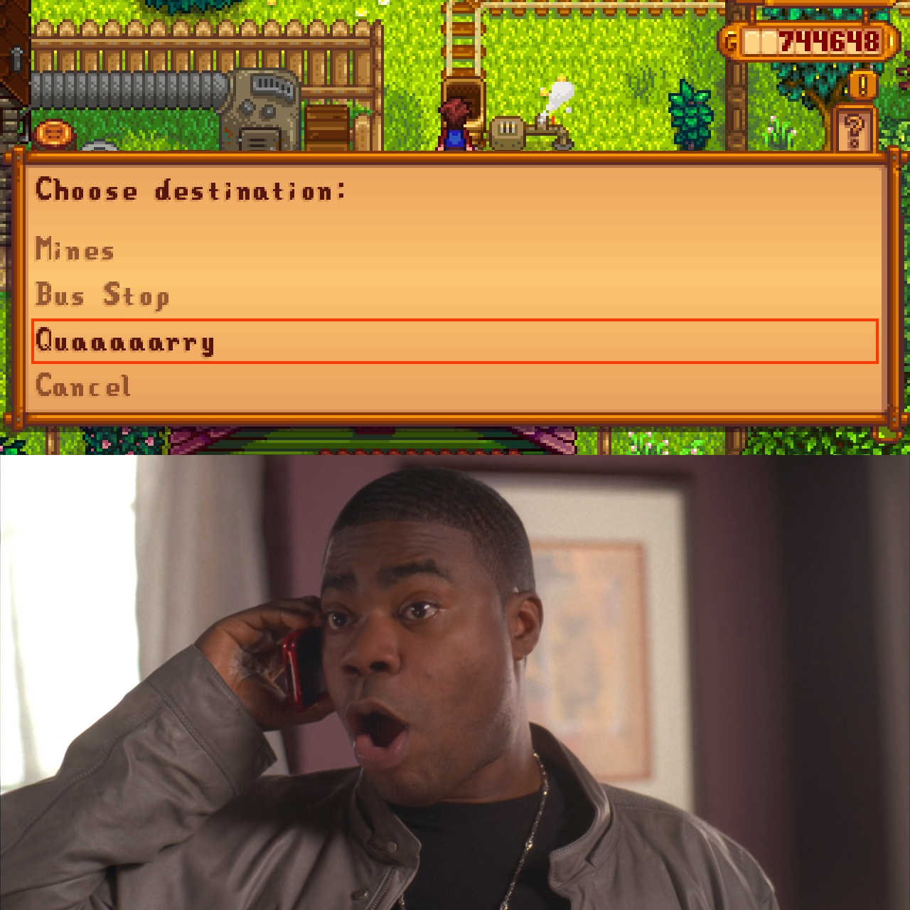 This went through my mind every time I would open the minecart destination menu. EVERY SINGLE TIME