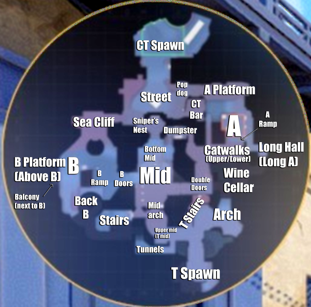 Callouts Map for Thera