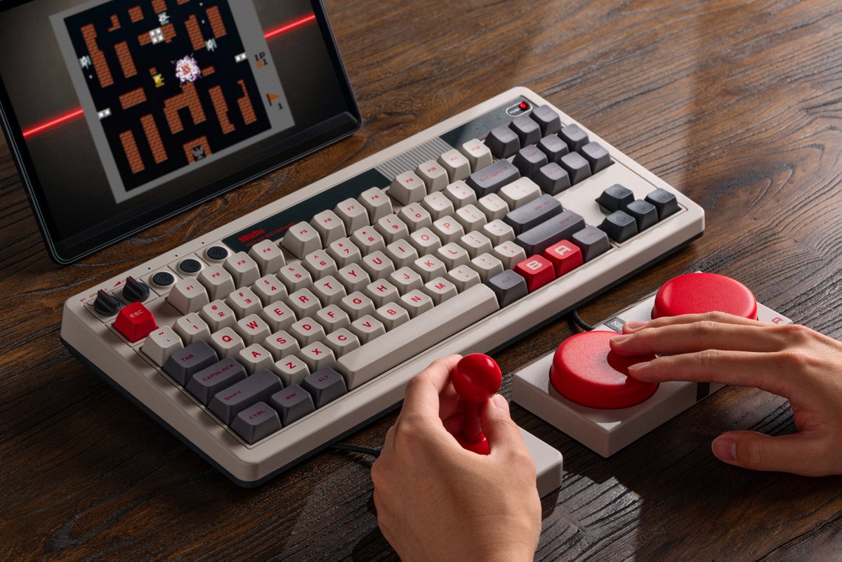 8BitDo refreshes Retro Mechanical Keyboard with new all-in-one package