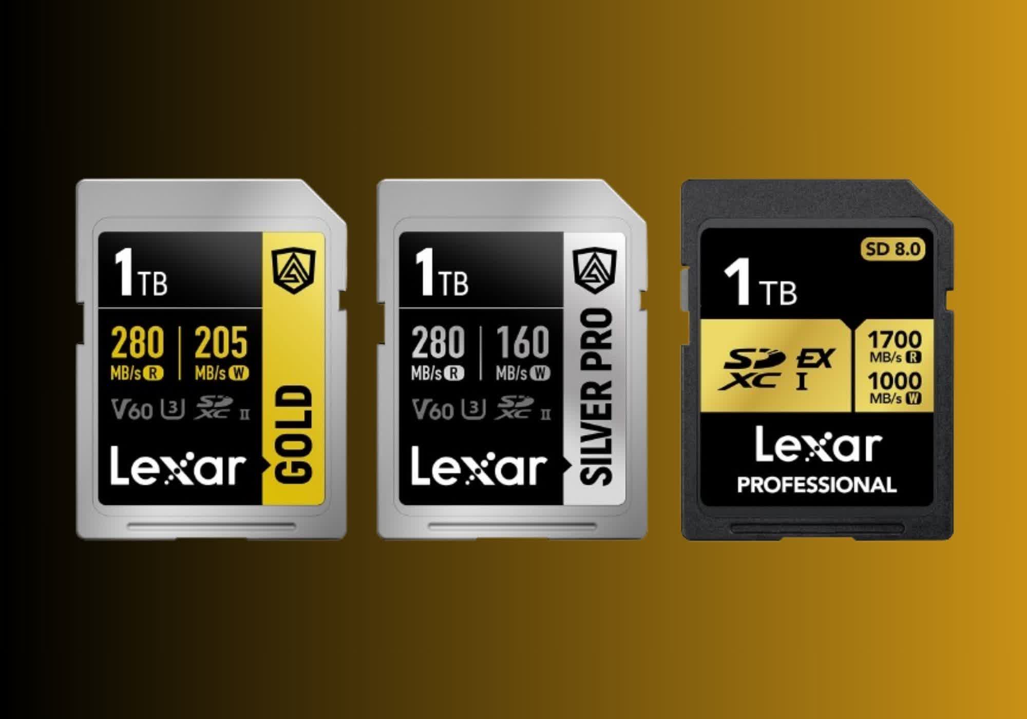 Lexar unveils the world's first SD cards made of 316 stainless steel