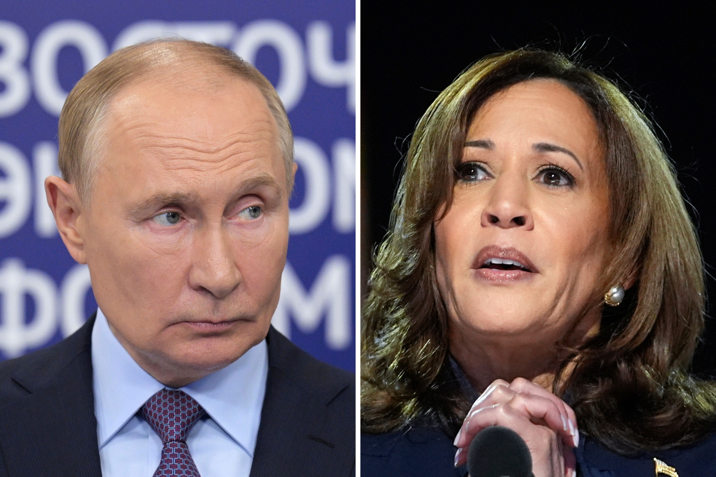 Putin claims support for Kamala Harris, jokes about "infectious laugh"