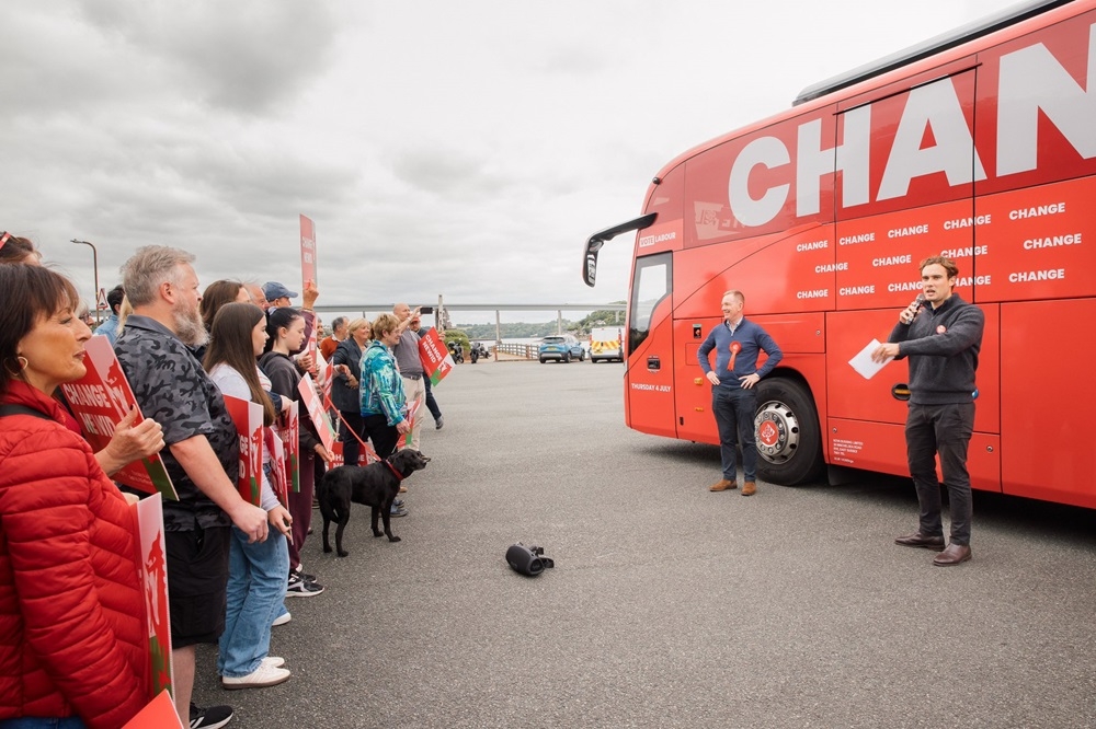 Gething stays off Labour battle bus when it visits seat where his donor has made residents' lives a misery
