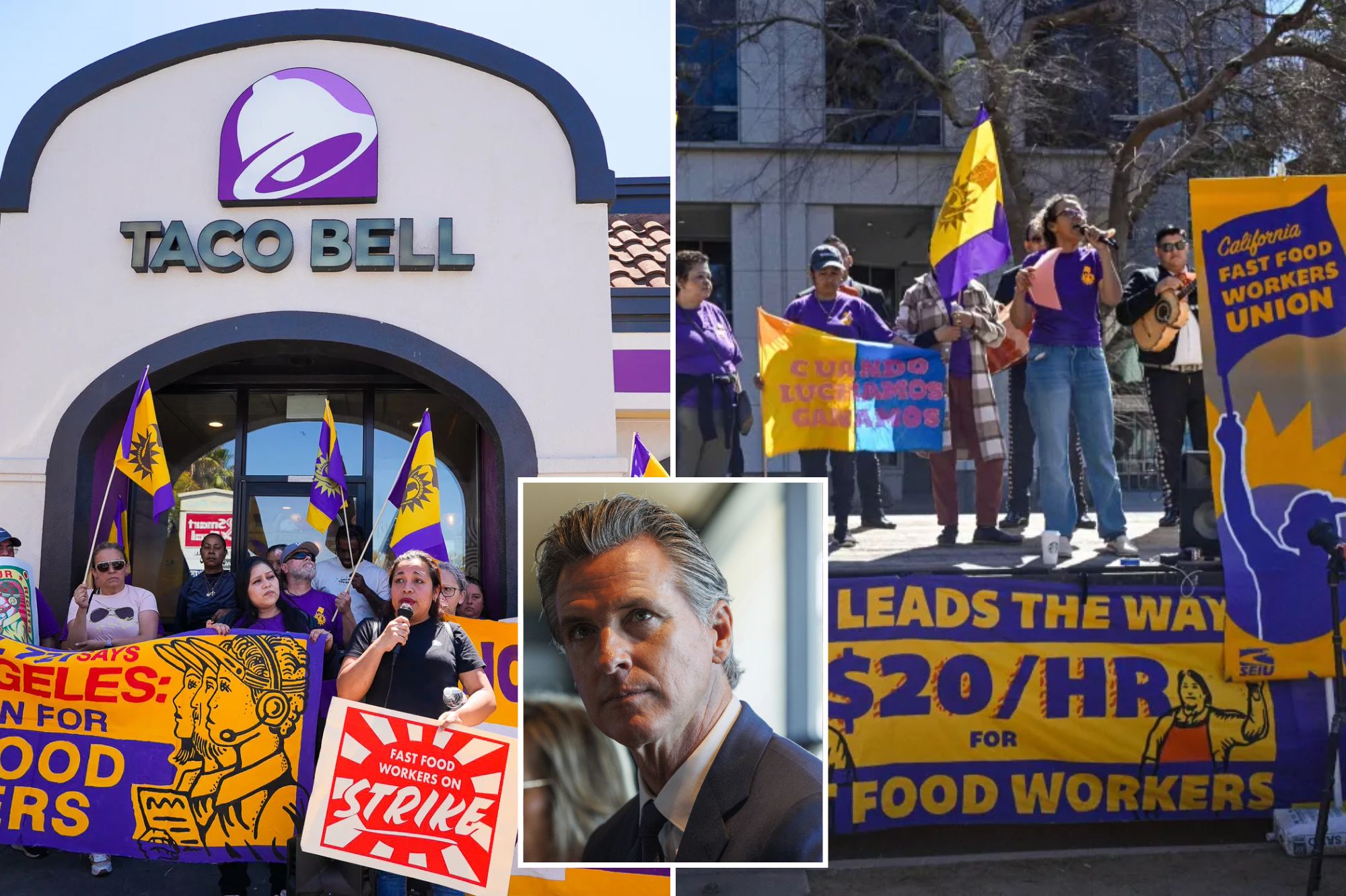 California fast food workers demand another minimum wage increase — four months after $4 raise