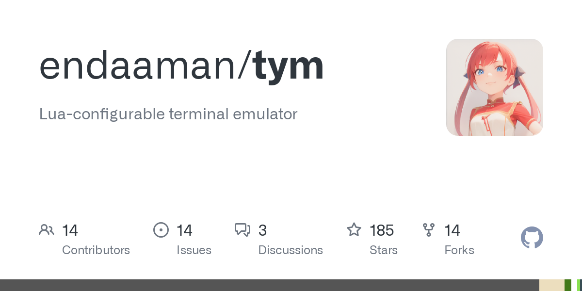 GitHub - endaaman/tym: Lua-configurable terminal emulator