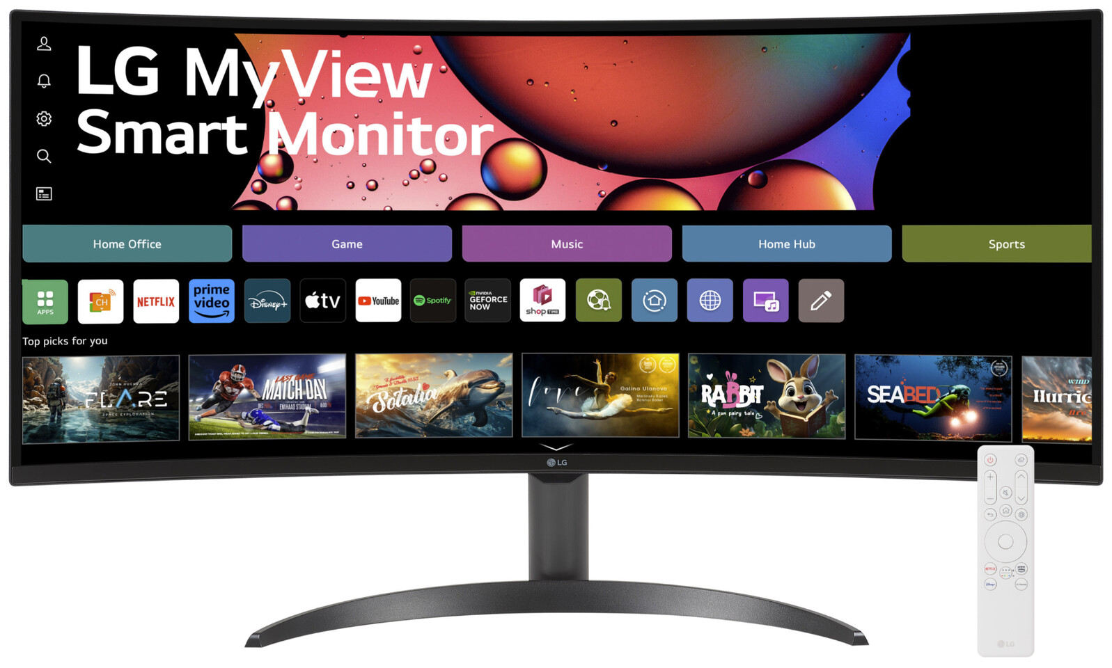 LG Launches New MyView Smart Monitor With Curved Ultrawide Screen