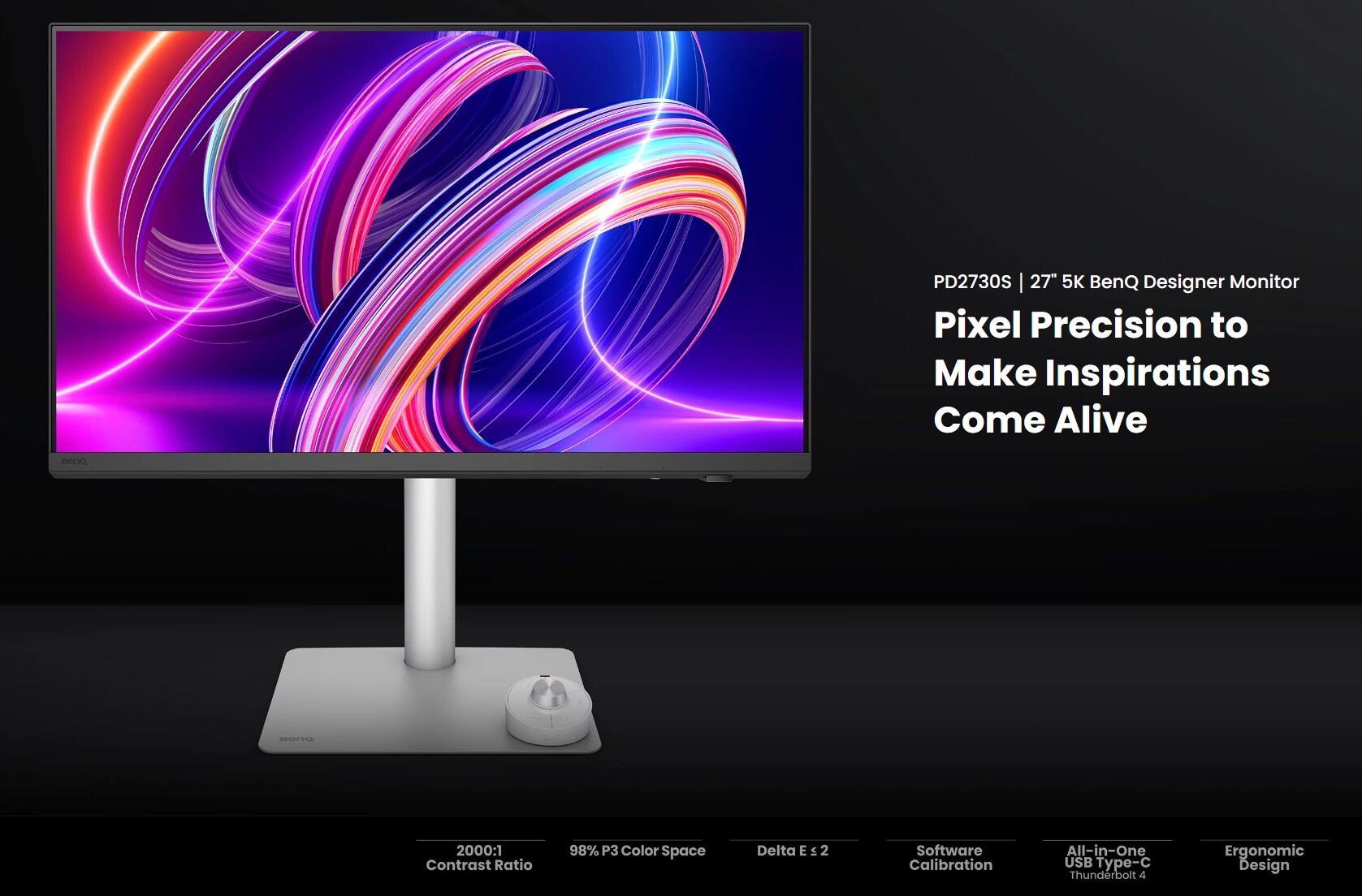 BenQ to Unveil New 4K and 5K PD Series Color-Accurate Monitors at Adobe MAX 2024