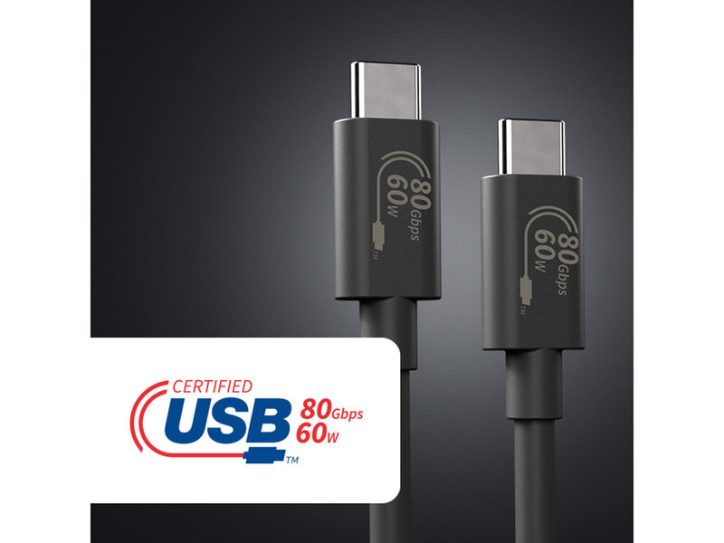 USB4 2.0 Cables Capable of 80 Gbps Data and Power Delivery of 60 W and 240 W, Get Certified