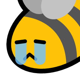 bee sob emoji