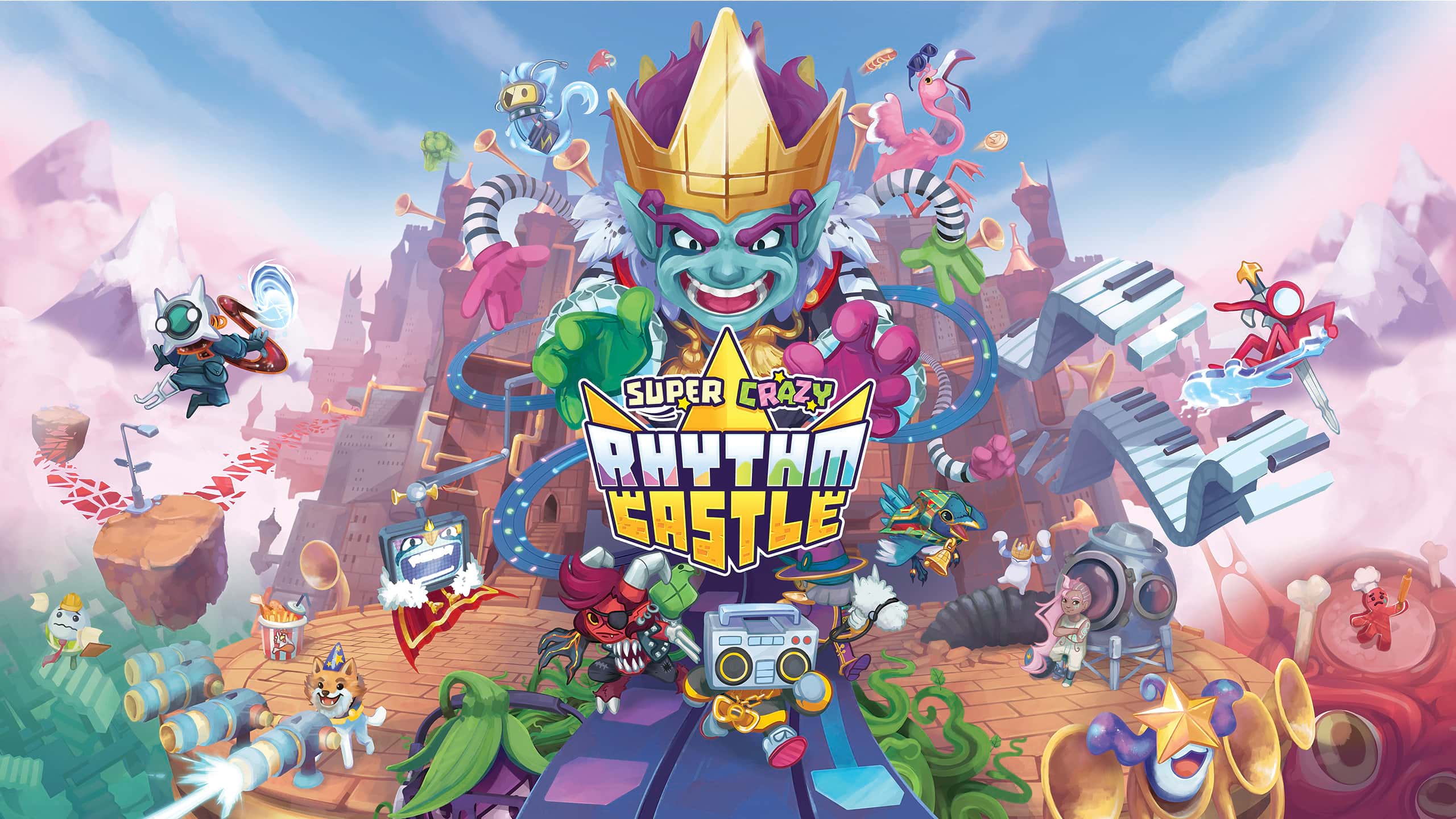 Copertina del gioco Super Crazy Rhythm Castle