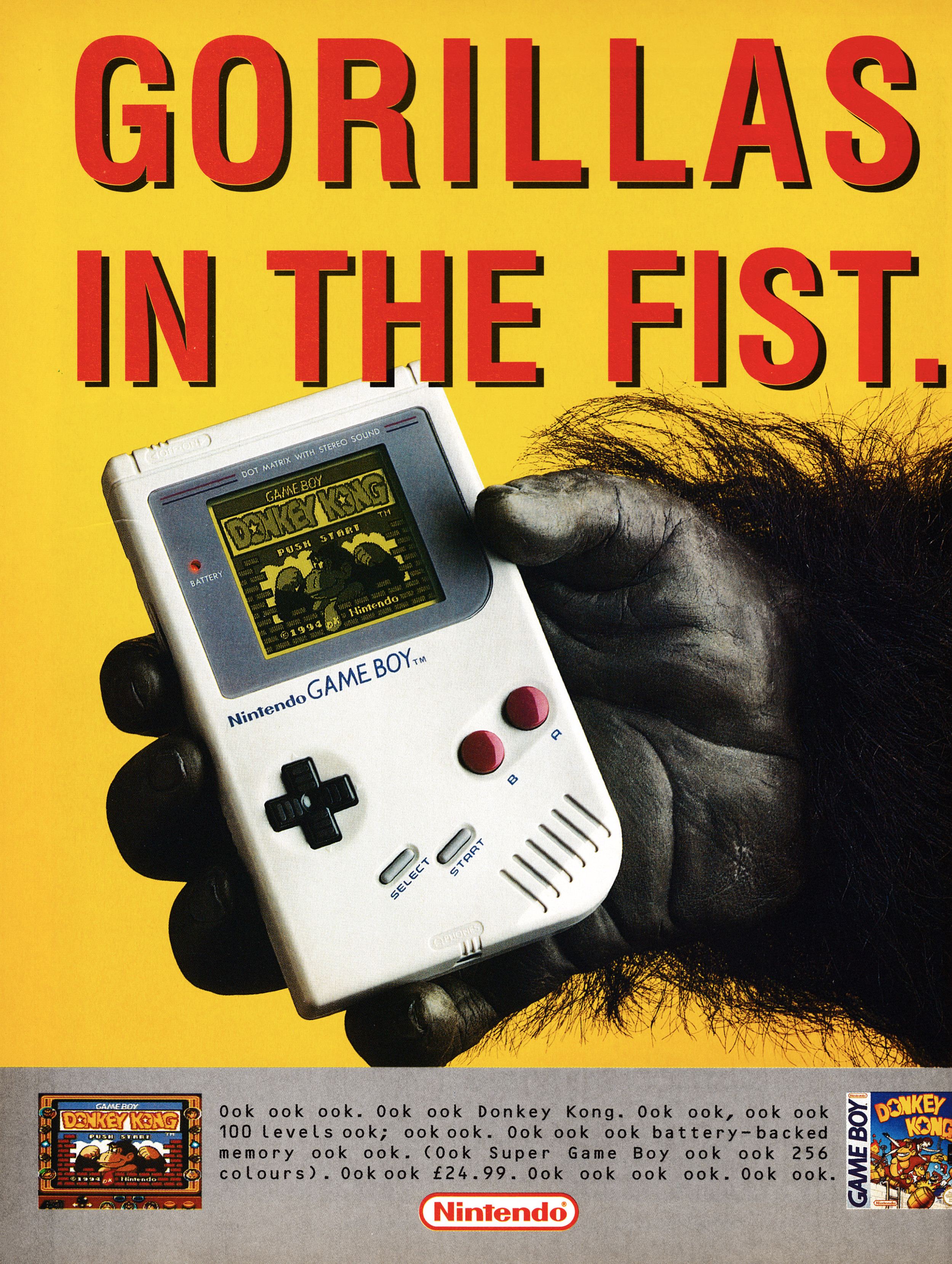 Advertisement for Donkey '94 on Game Boy.
Taken from CVG 156 - November 1994 (UK) 

