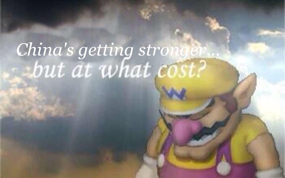 wario “but at what cost” image macro