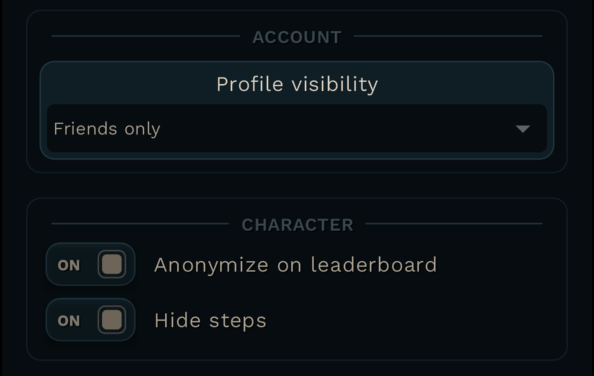 You’ll be able to toggle your privacy settings both in-game and on Portal