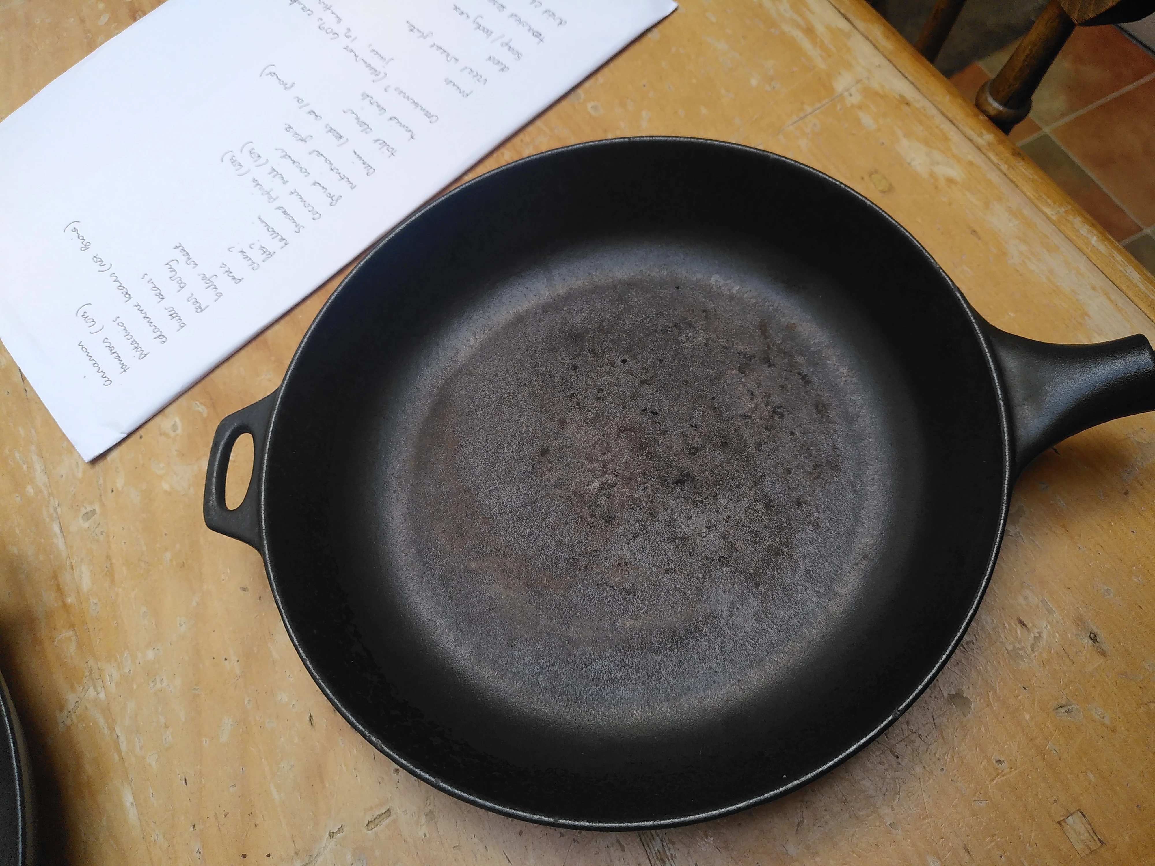 image of the smaller of the cast iron pans