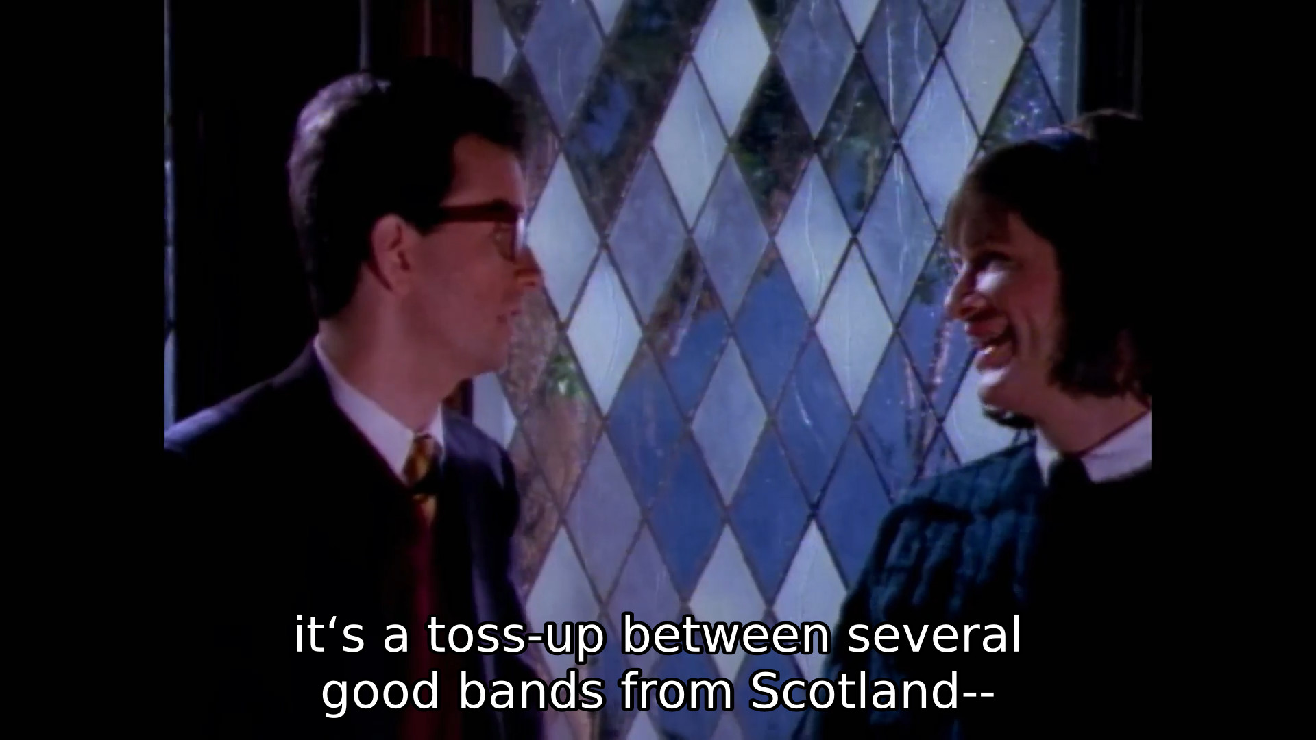 It’s a toss-up between several good bands from Scotland