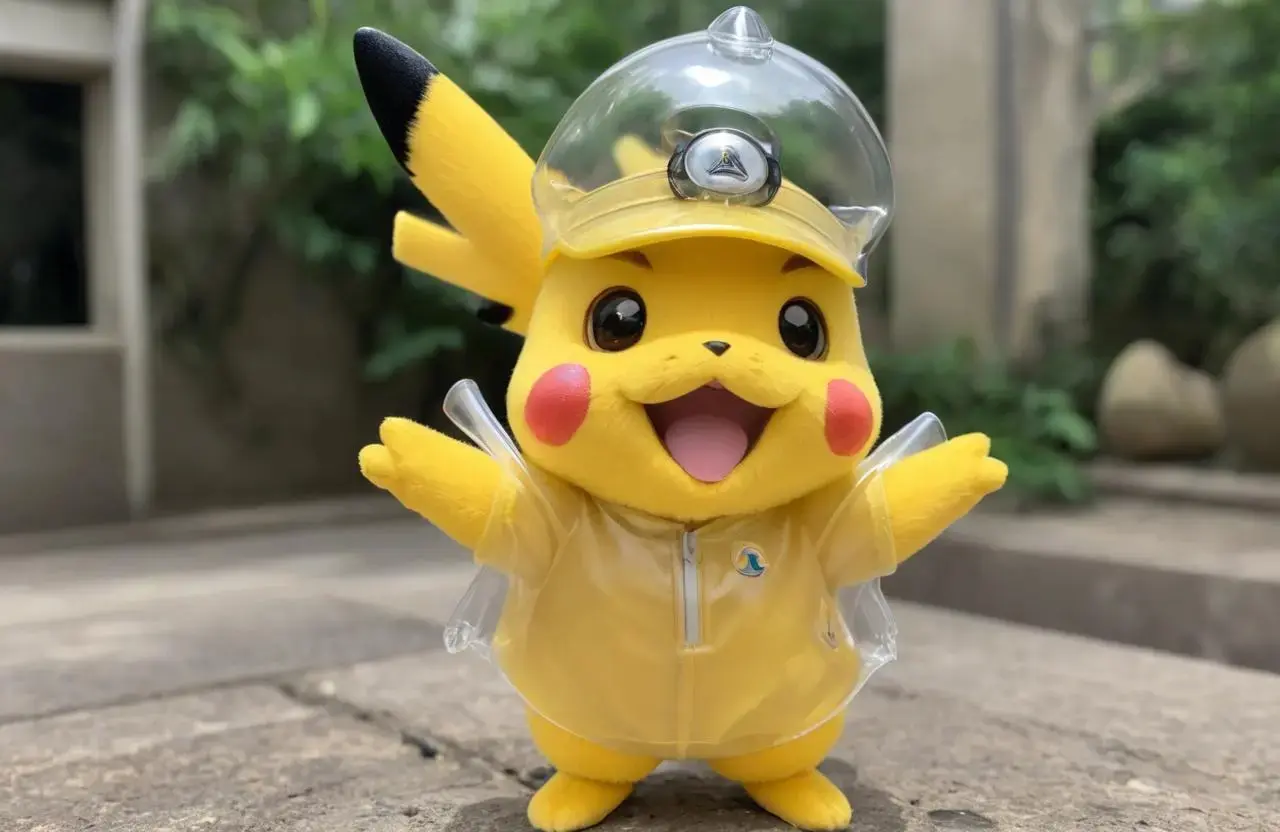 Image with seed 3123330654 generated via AI Horde through @aihorde@lemmy.dbzer0.com. Prompt: A souvenir postcard, a surprised pikachu in a nuccclear protection uniform ###, lowres, cropped, cgi, pixelated, padding, border