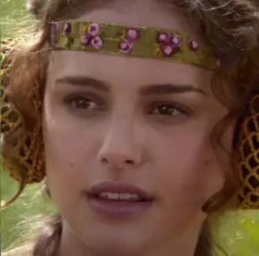 padmé com cara de tacho