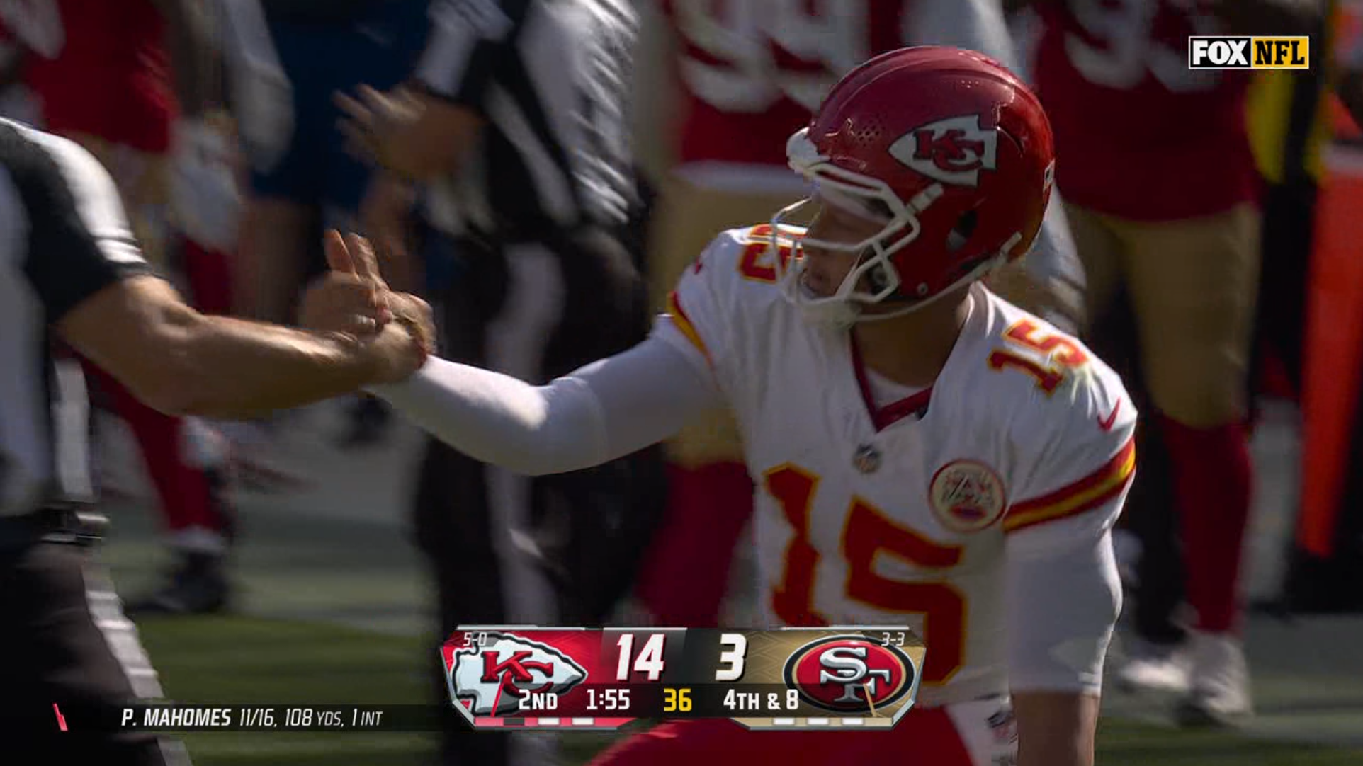 Mahomes and the Ref