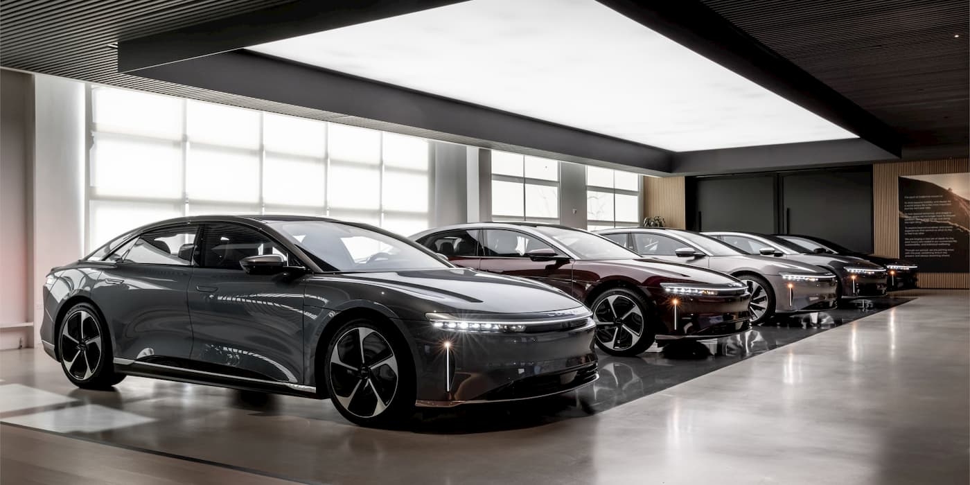 Lucid Air electric sedan (Source: Lucid Motors)