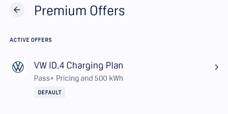 vw Id 4 charging plan