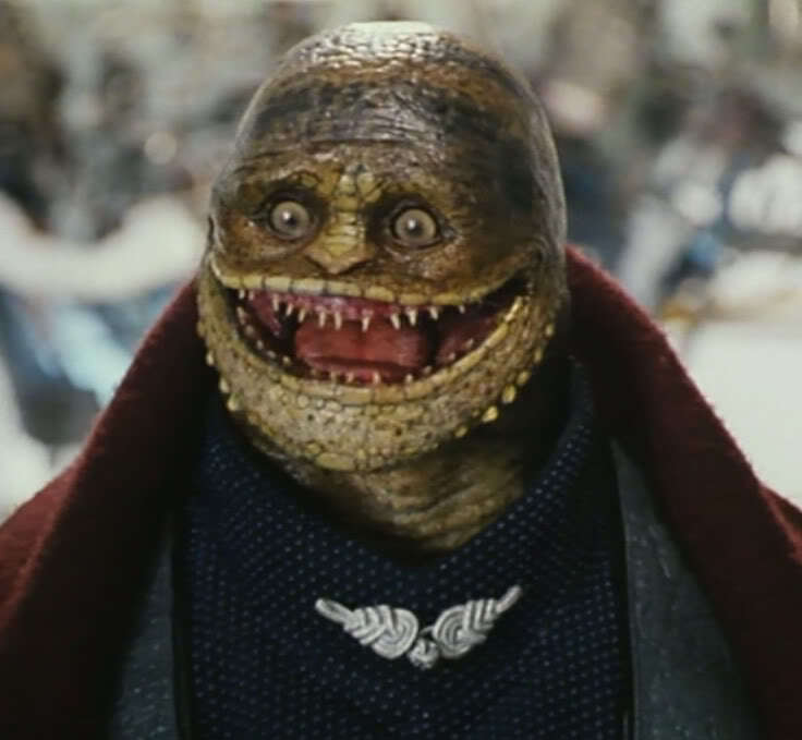 A Goomba from the live-action 1993 movie Super Mario Bros.