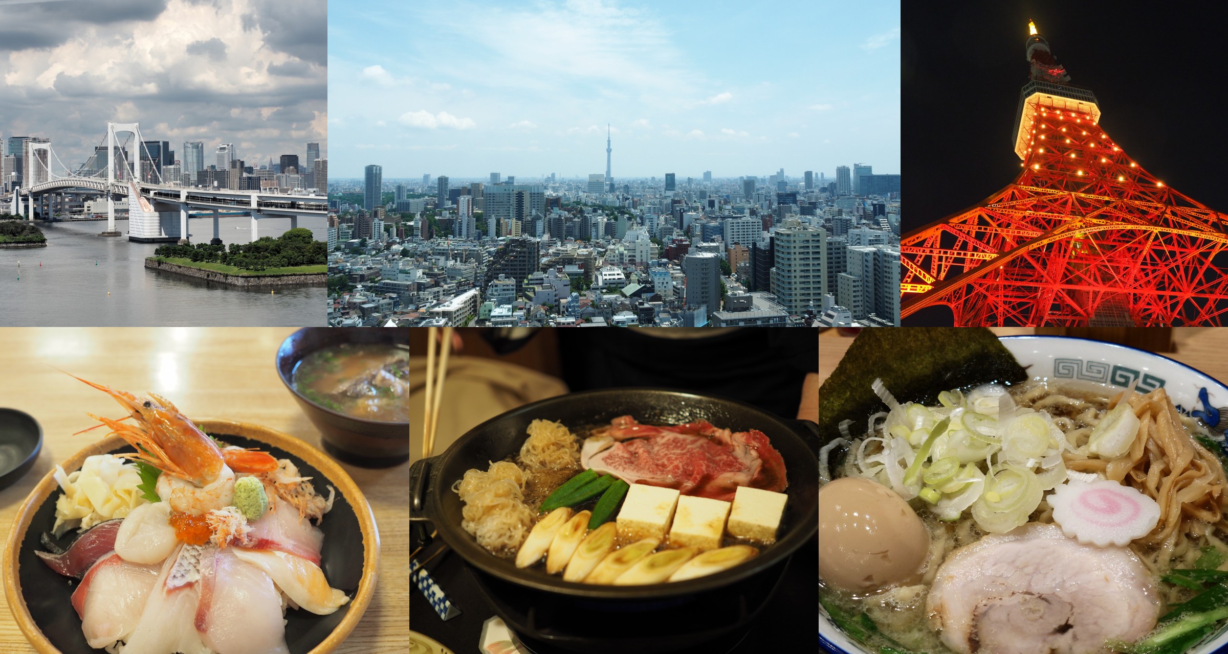 Tokyo food & scenery