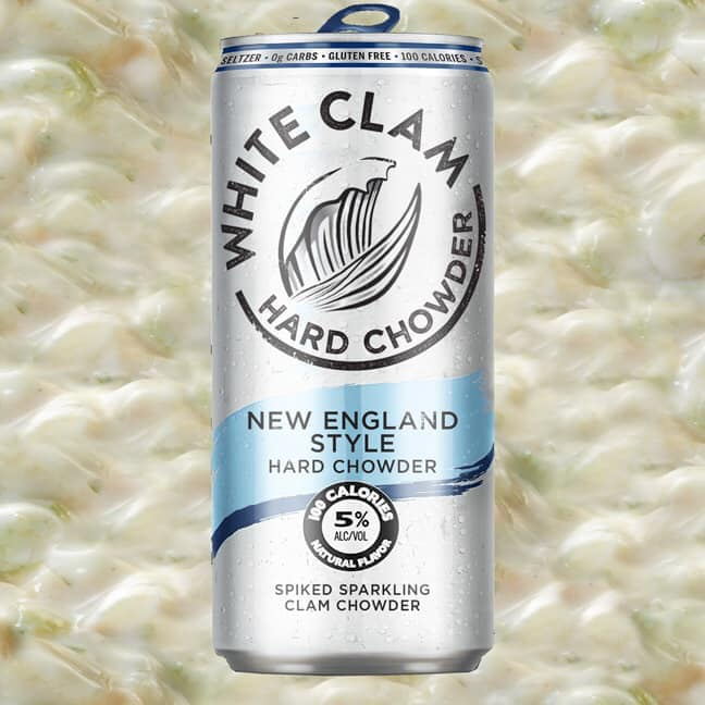 white clam hard chowder