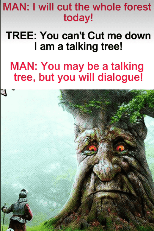 Talking tree