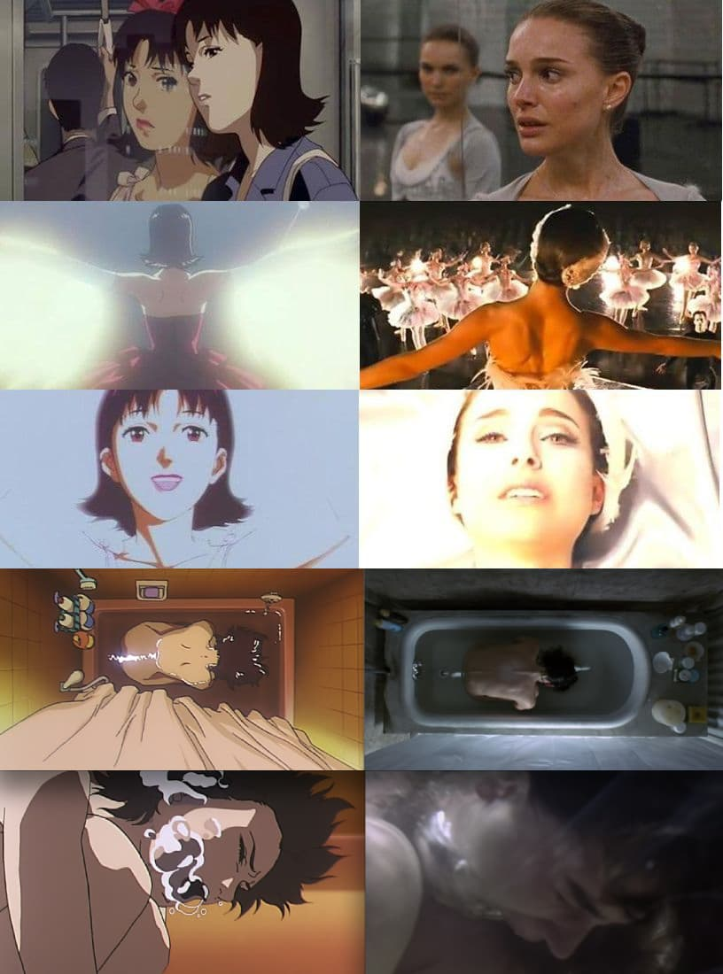 Image comparing Black Swan to Perfect Blue